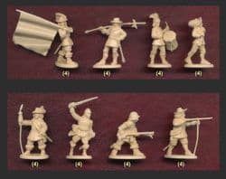 House of Campaign 1.72 scale No. 62 ECW Foot Command (x 32 figs)